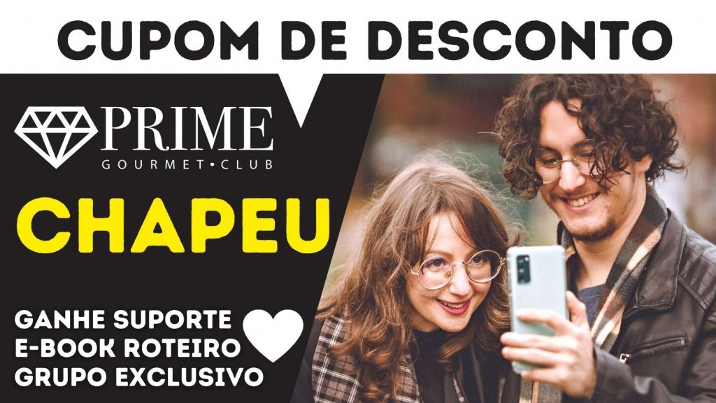 Cupom de desconto prime gourmet chapeu