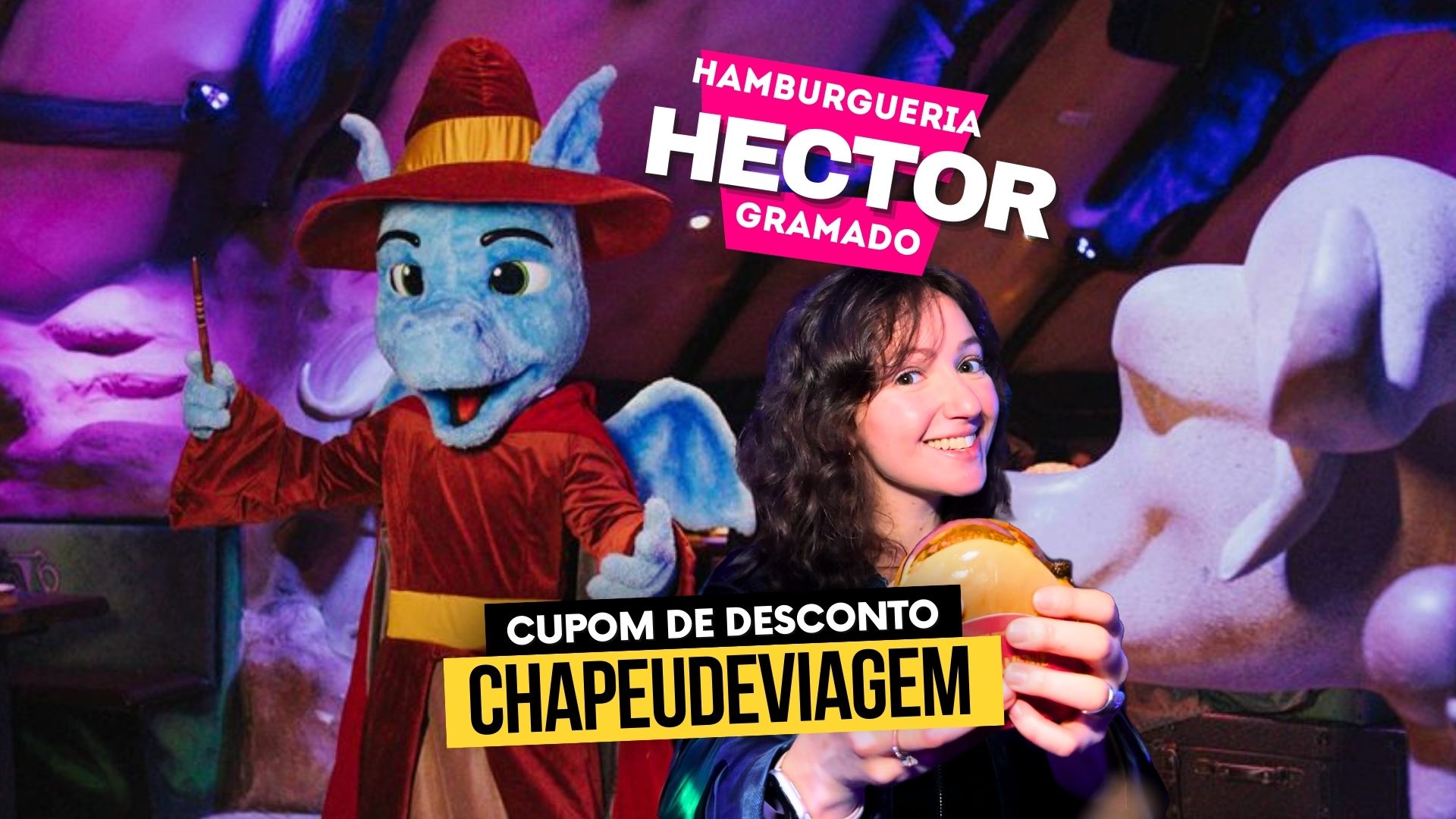 Hamburgueria Hector Cupom CHAPEUDEVIAGEM Gramado