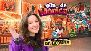 Parque da Mônica Cupom CHAPEUDEVIAGEM
